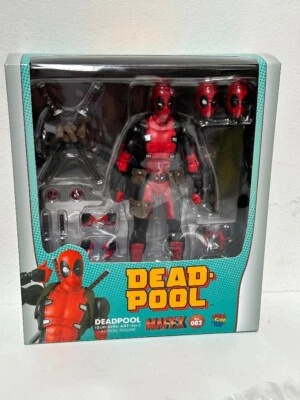 AUTÉNTICO MAFEX No.082 Gurihiru Art Ver Deadpool Marvel Comics Medicom Juguete EE. UU. Foto 1 de 2