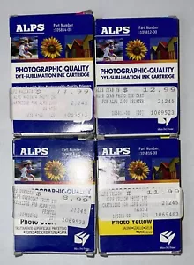 ALPS MD Photo Inks Color Cyan Magenta Yellow & Overcoat Use w/Photo Paper NEW - Picture 1 of 2