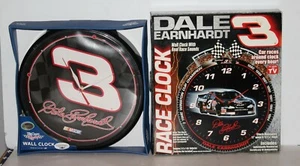 1-Reloj de pared Dale Earnhardt + 1 reloj de carrera Dale Earnhardt Goodwrench Service - Imagen 1 de 8