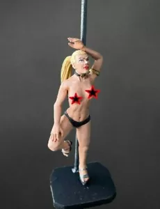 ⭐Figura Miniatura Resina Pintada a Mano Mujer Desnuda Stripper 54mm 1/32 Acción ⭐ - Imagen 1 de 4