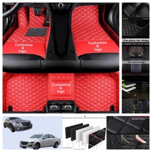 For Cadillac CTS Sedan Coupe 2003-2019 Car Floor Mats Non-slip Front&Rear Carpet - Foto 1 di 42
