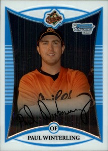 2008 Bowman Chrome Prospects Orioles Baseball Card #BCP173 Paul Winterling