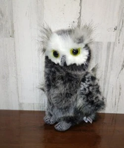 Barney Great Horned Owl 9" Stuffed Animal Plush Aurora Flopsie - Picture 1 of 8
