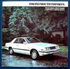 Prospekt brochure 1981 Plymouth Champ   Sapporo   Arrow Pickup (USA)