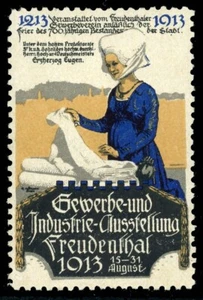 Bohemia Poster Stamp - 1913, Freudenthal (Bruntál) - Trades & Industry Exhib. - Picture 1 of 1