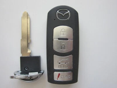 OEM 2010-2015 MAZDA CX9 CX7 УМНЫЙ КЛЮЧ БЕЗ КЛЮЧА ПУЛЬТ ДИСТАНЦИОННОГО УПРАВЛЕНИЯ WAZX1T763SKE11A04 ношеный - Изображение 1 из 4