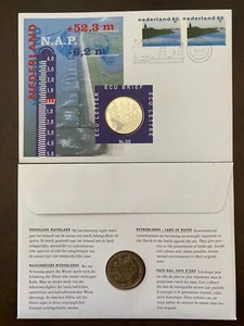 Briefumschlag gestempelt NUMISBRIEF NEDERLAND 1998 Medaille Medaille ECU BRIEF MULEN - Bild 1 von 1