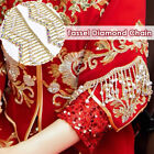 Rhinestone Beaded Pearls Chain Tassel Fringe Trimminfor Dress Tops DIY Sewing
