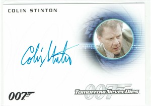 James Bond Archives 2015 40th Autograph Card A239 Colin Stinton as Dr. Greenwalt