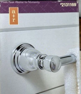 Allen & Roth Sullivan 24in Towel Bar with Chrome Finish MPN: 2131169 - Picture 1 of 6