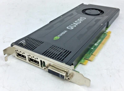 PNY Quadro K4000 3GB GDDR5 Full Length Graphics Card VCQK4000-T - Image 1 of 4