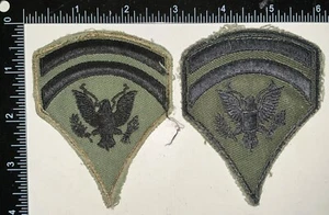 Vietnamkrieg US Army SP6 Specialist 6th Spec 6 Jungle Tropical Twill Rank Patch - Bild 1 von 2