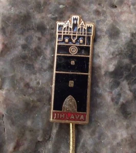 Antique Jihlava Iglau Brana Matky Bozi Holy Mother City Gates Tourist Pin Badge - Picture 1 of 3