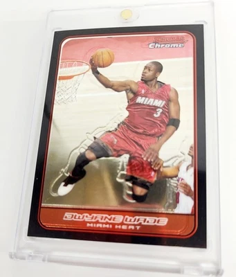 1/1 ? Superposición de error de impresión 2006-07 Bowman Chrome Dwyane Wade #97 Miami Heat Foto 1 de 3