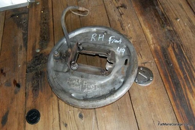 Placa de respaldo de freno delantero superderecha Buick 1949 49 Roadmaster GM Foto 1 de 4