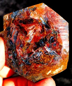 241CT ¡GUAU! CRISTAL PIETERSITE pulido natural raro muestra original ie4438 - Imagen 1 de 14