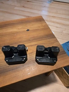 2 60-70s Viewmaster 3D stereo viewer black stand-alone, Missing Lens On 1 - Picture 1 of 4