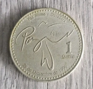 GUATEMALA 1 Quetzal 2006 Nickel brass • 11 g • ⌀ 29 mm - Picture 1 of 4