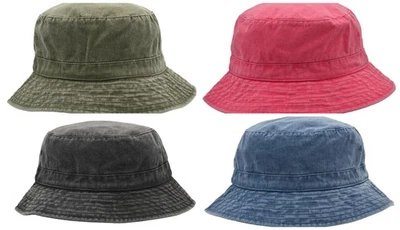 Bucket Hat Kenny K. Sun Protection Hat Faded Look Packable Crushable  UPF 50+ - Image 1 of 4