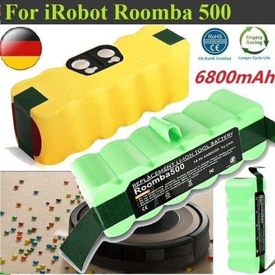 6800mAh Akku Batterie Für iRobot Roomba 500 600 700 800 900 770 780 880 595 660 - Bild 1 von 4