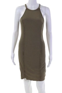 Espléndido vestido sin mangas pulóver hasta la rodilla verde talla S para mujer - Imagen 1 de 6