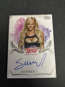 Summer Rae 2015 Topps WWE Undisputed Auto - Picture 1 of 2