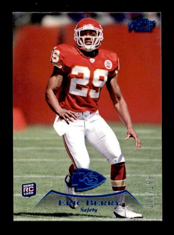 ERIC BERRY 2010 TOPPS PRIME #22 PLATINUM CARTÃO DE NOVATO RC #103/199 BF8377 - Imagem 1 de 1