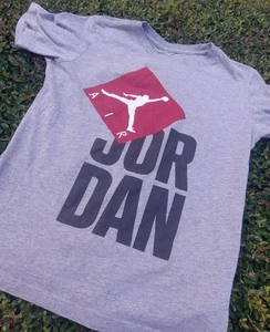 Size XS -Grey,Black & Red Air Jordan Shirt - Picture 1 of 2