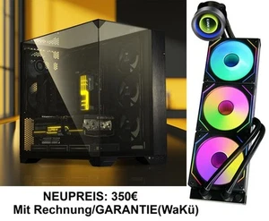 Case+CPU WaKü - Lian Li O11 Vision + Lian-Li Galahad II Trinity SL-INF 360 mm - Bild 1 von 12