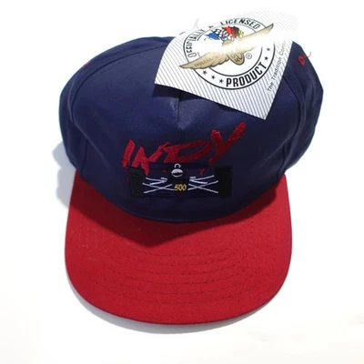 Vintage Indy 500 Hat Cap  Sports Service Athletic Snapback 90's Deadstock - Image 1 of 4