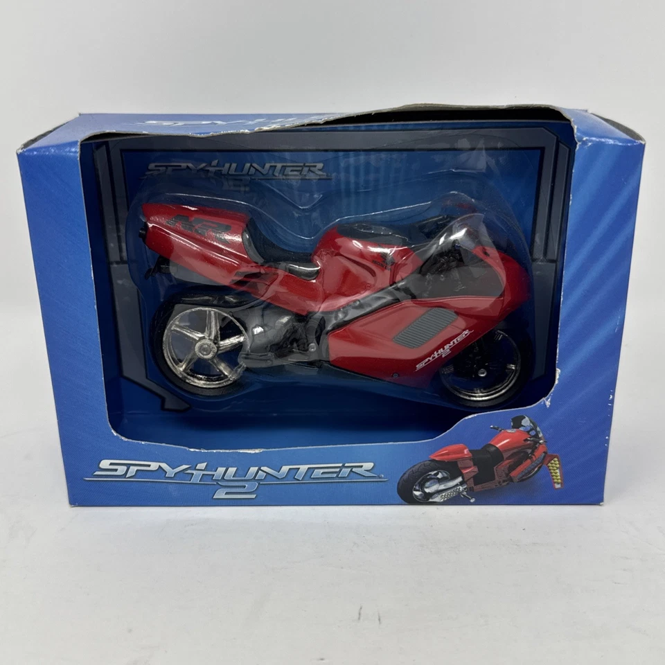 Spy Hunter 2 Diecast Motorcycle Play Station Promo 2003 Honda Midway