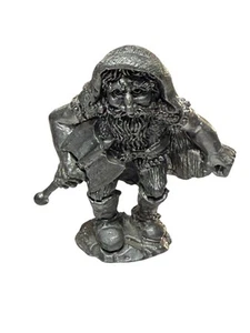 Vintage Fellowship Foundry The Hobbit Pewter Chess Piece Dwarf 1978 - Picture 1 of 3