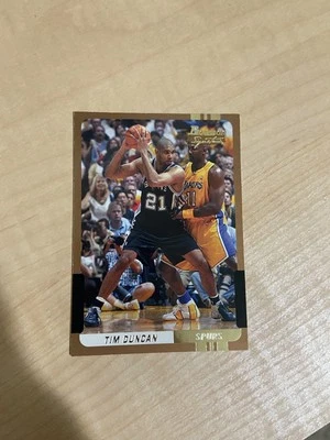 Bowman Signature Tim Duncan Gold 2004-05/50 #21 San Antonio Spurs  Foto 1 de 2