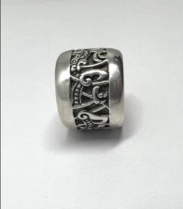 Authentic Chrome Hearts Dragon Band Ring Sterling Silver - Picture 1 of 7