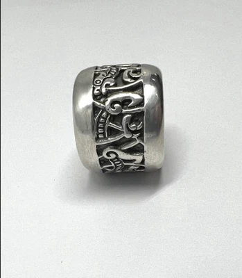 Authentic Chrome Hearts Dragon Band Ring Sterling Silver - Image 1 of 4