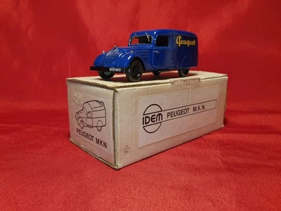 Peugeot MKN Bleu Fourgon Usine 1938 IDEM Kit Métal Monté 1/43  - Photo 1/4