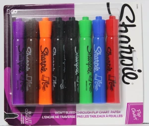SHARPIE Flipchart Marker ~ Kugelspitze, verschiedene Farben, 8er Pack, geruchsarm - Bild 1 von 1