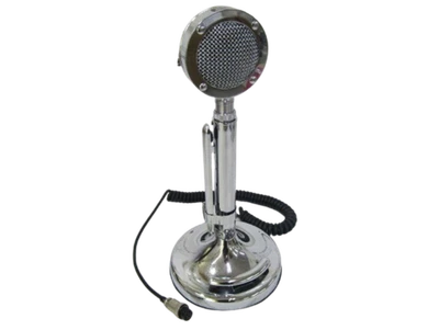 Used ASTATIC D-104 Silver Eagle Stand Microphone for ICOM 8-Pin Tested & Working - Image 1 of 4
