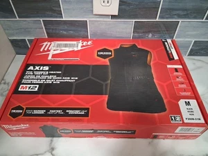 Women's Medium M12 12-Volt Lithium-Ion Cordless Axis Black Heated Vest Kit with - Picture 1 of 6