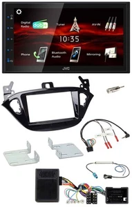 JVC USB Bluetooth Lenkrad DAB 2DIN Autoradio für Opel Adam ab 2013 Corsa E - Bild 1 von 11