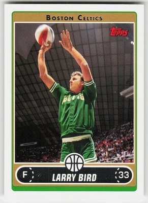 2006-07 Topps #33j Larry Bird 3-pt shootout BASKETBALL Boston Celtics - image 1 of 2