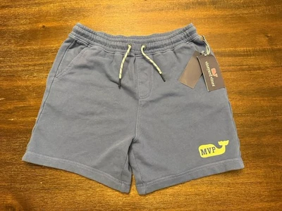 NEW Vineyard Vines Shorts Boys Size XL French Terry Sweatshorts Drawstring Blue - Image 1 of 4