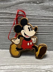 Kurt S. Adler Disney Happy Mickey Mouse Walking Weihnachtsschmuck Holz - Bild 1 von 6