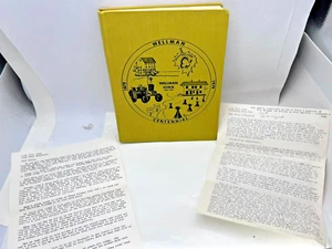 Libro de Historia 1879-1979 Wellman Iowa Centenario 100 Años 2 Cartas sobre la ciudad - Imagen 1 de 12