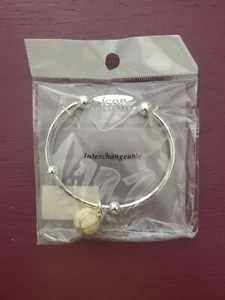 Icon Collection - Silver Color Baseball Charm Bracelet - Picture 1 of 3