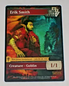 Erik Smith Goblin Token - MTG - SCG Star City Games New Jersey Invitational 2013 - Picture 1 of 2