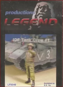 Legend Productions IDF Tank Crew #1 1/35 Scale Model Kit - Picture 1 of 1