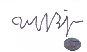 Tarjeta de índice firmada 3X5 por JEFF BRIDGES ALA F10535 - Imagen 1 de 1