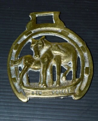 *BRONZE DECOR HARNAIS de CHEVAL CHEVAUX NEW FOREST collection Réf. 13051612-132 - Photo 1/4