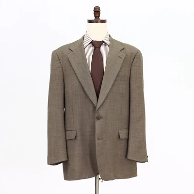 Alexander Julian 44L коричневый Sport пальто Blazer куртка HB 2B шерсти - Изображение 1 из 4